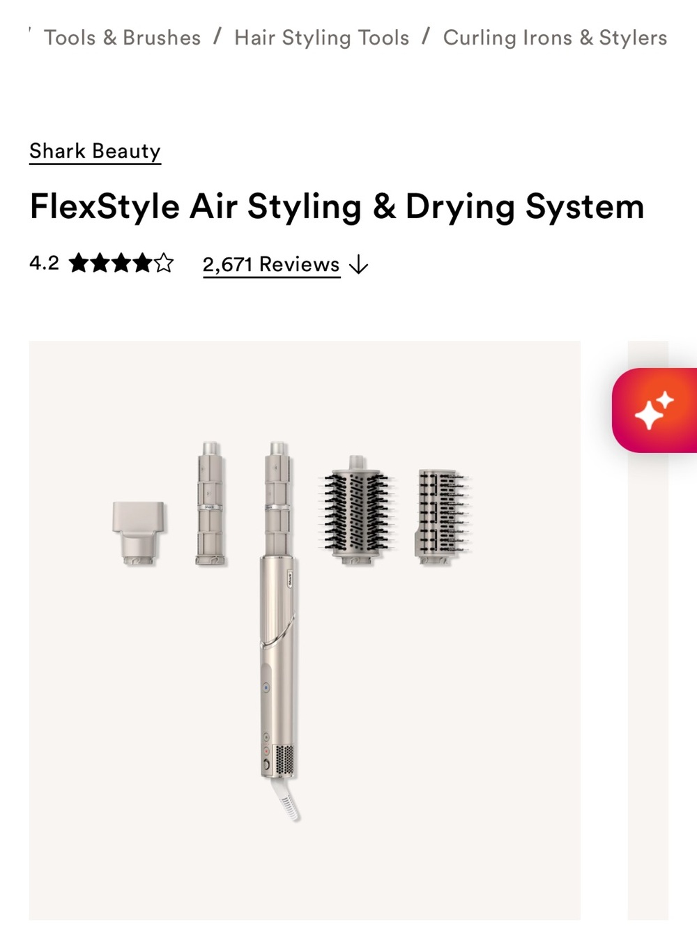 Shark Beauty FlexStyle Air Styling & Drying System - IN PINK!